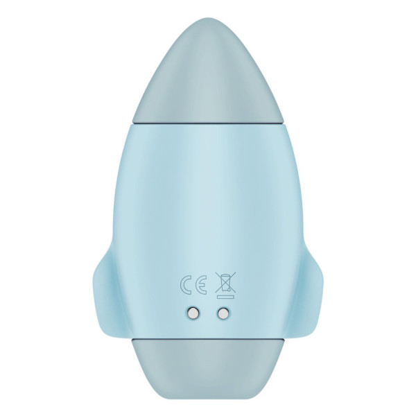 Stimulateur de clitoris violet vibration et air pulsé USB vert Mission control Satisfyer 